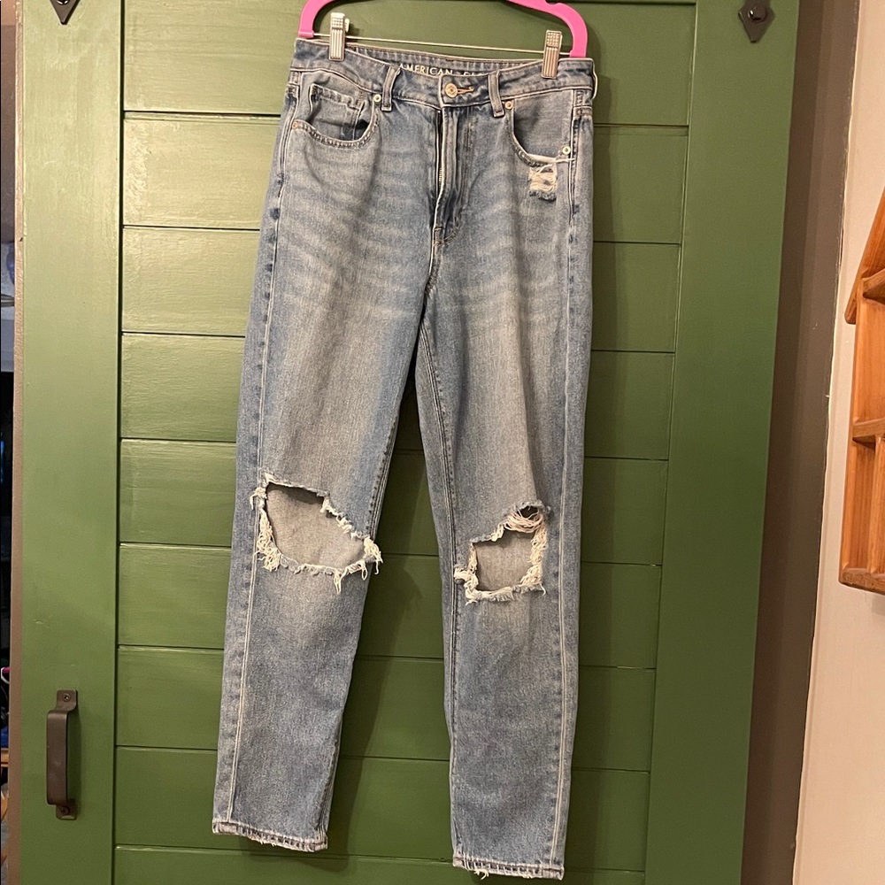 American Eagle Distressed Blue Jeans